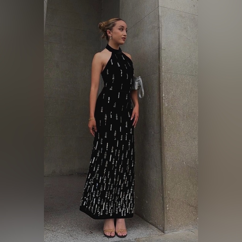 TREND NEW ! ZARA BEADED VELVET DRESS
🚨price firm no discount on this dress - Picture 9 of 15